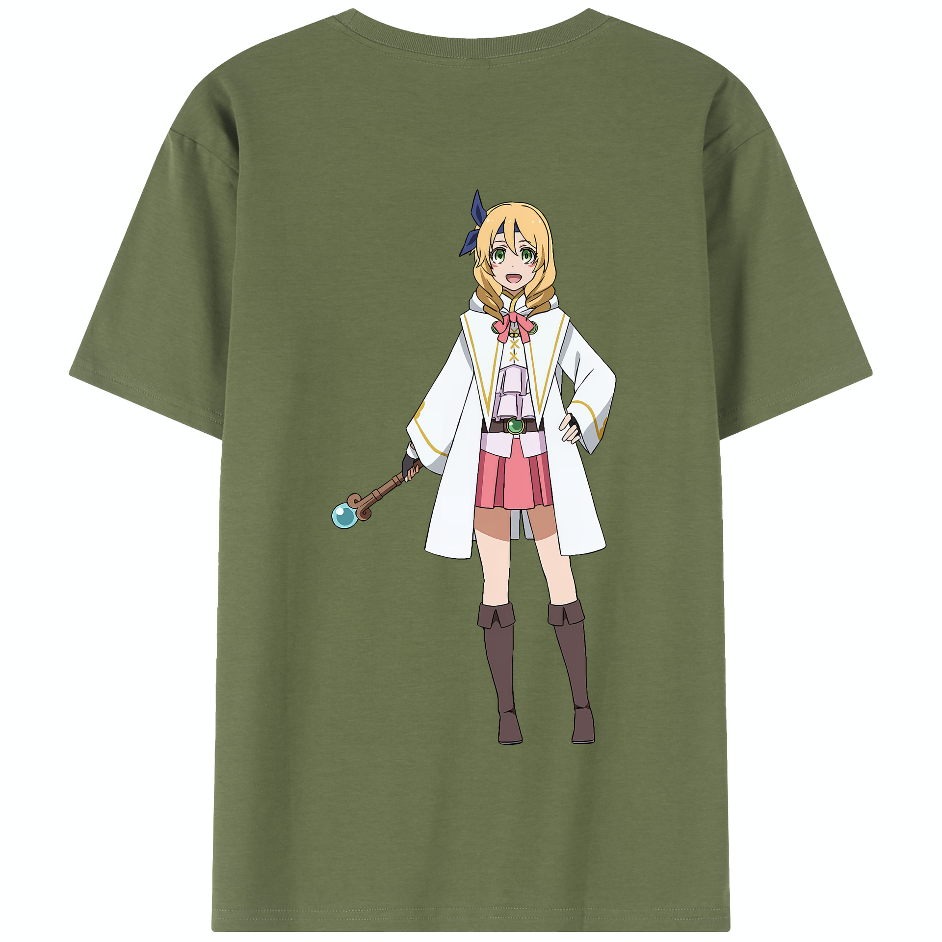 （画像用） 転スラ Regarding Reincarnated to Slime 綿100％半袖Tシャツ（背面プリント）